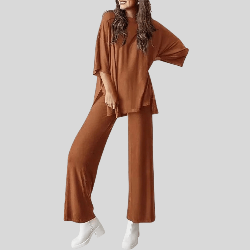 Isabella | Women's Two Piece Lounge Set with Pocketed Trousers
