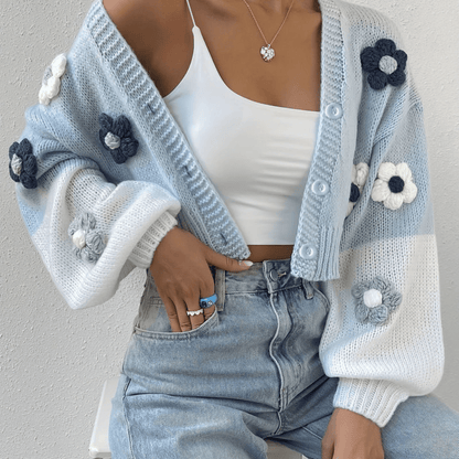 Natasha | Women's Floral Long Duster Cardigan