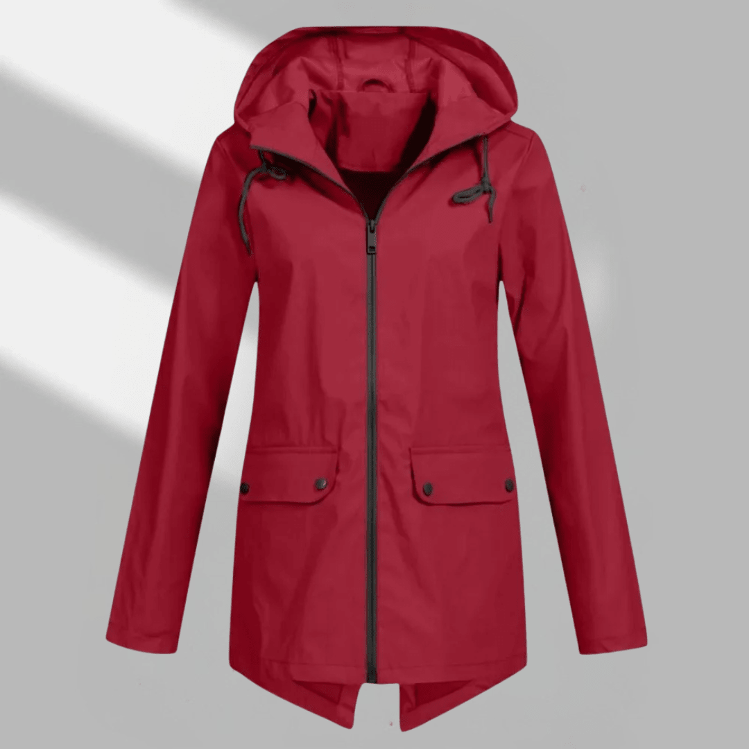 Kelley | Women's Hooded Longline Zip Utility Coat
