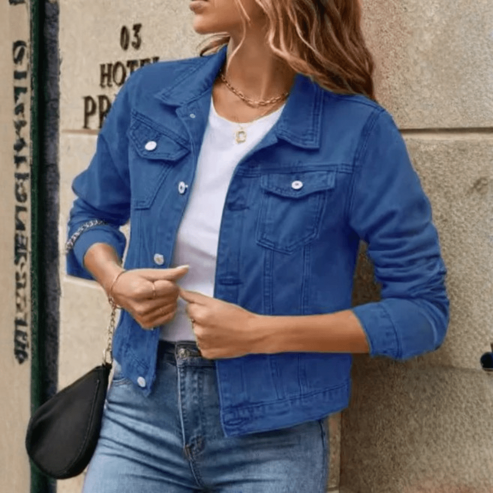 Cheyenne | Women's Button-Down Casual Jacket with Chest Pocket