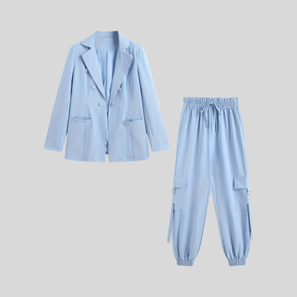 Makayla | Women's Blazer and Jogger Trousers Set
