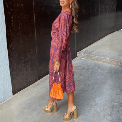 Karina | Women's Wedding Guest A-Line Maxi Dress