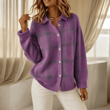 Kendal | Jersey retro a rayas de corte holgado para mujer