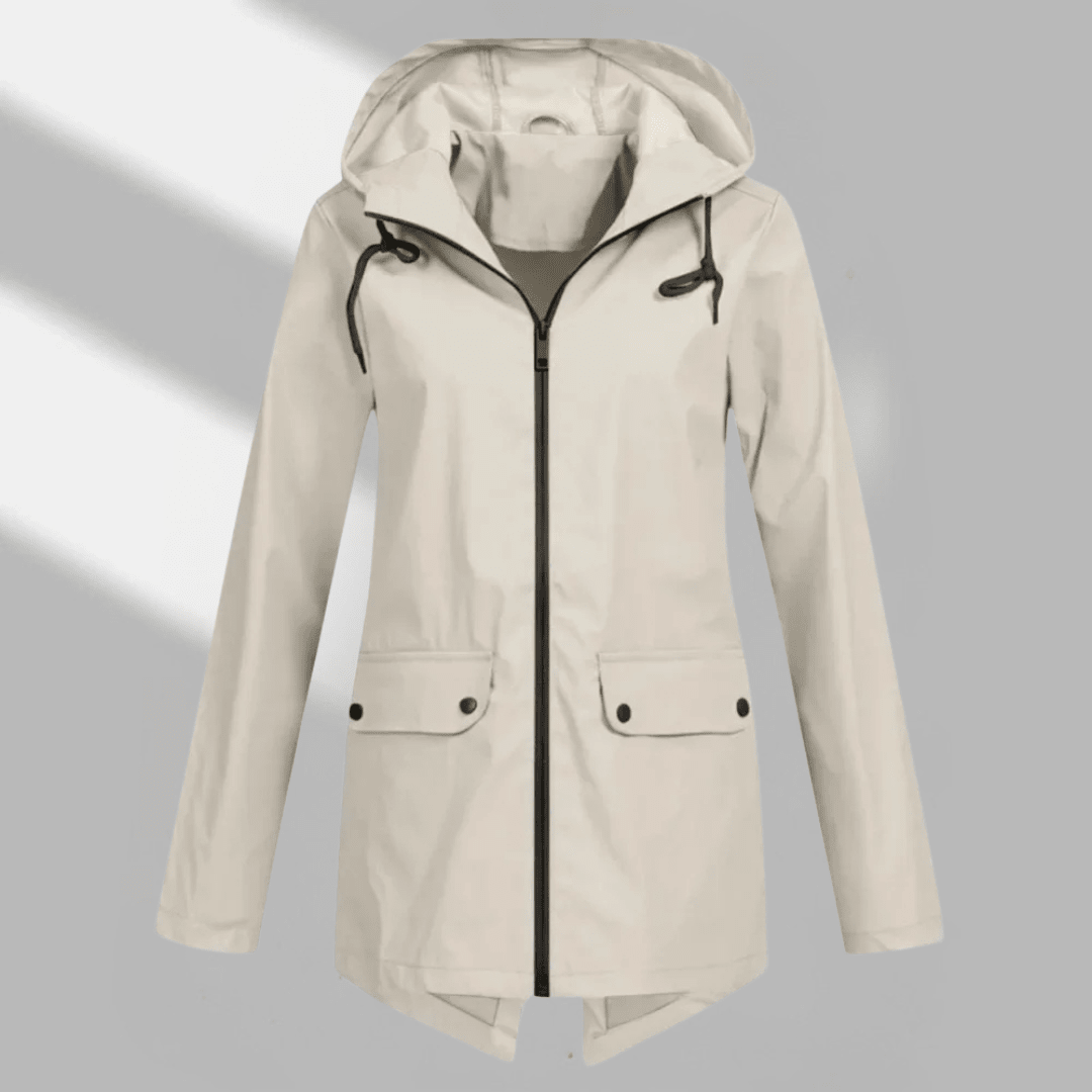 Kelley | Women's Hooded Longline Zip Utility Coat