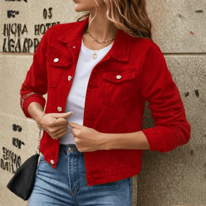 Cheyenne | Women's Button-Down Casual Jacket with Chest Pocket