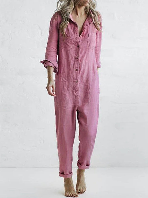 Loretta | Women's Long Sleeve Smart Jumpsuit