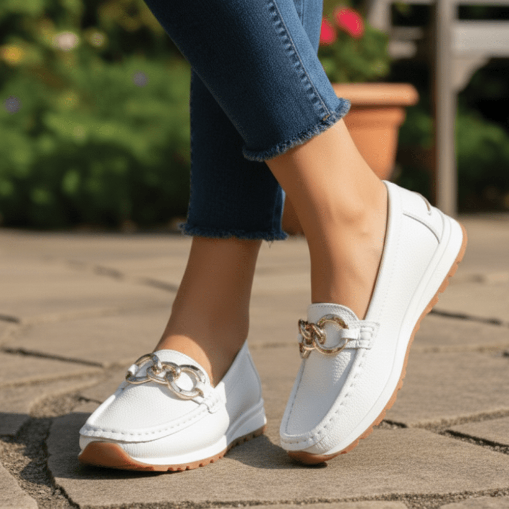 Natalie | Damen-Loafer mit Schnalle zum Hineinschlüpfen