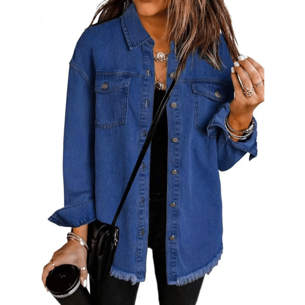 Tina | Women's Relaxed Fit Long Sleeve Button-Down Shirt