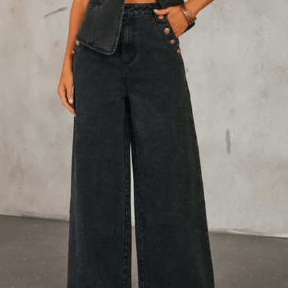 Cindy | Women's Two Piece Co Ord Set with Wide Leg Trousers