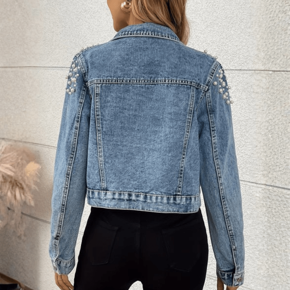 Tracy | Women's Embellished Button-Down Jacket