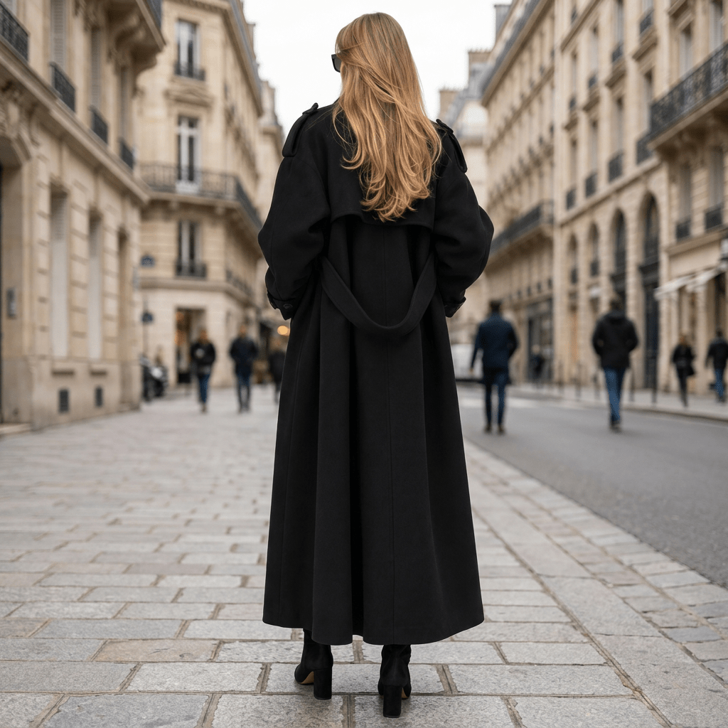 Lizzie | Women's Classic Longline Belted Trench Coat