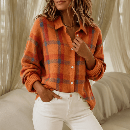 Kendal | Jersey retro a rayas de corte holgado para mujer