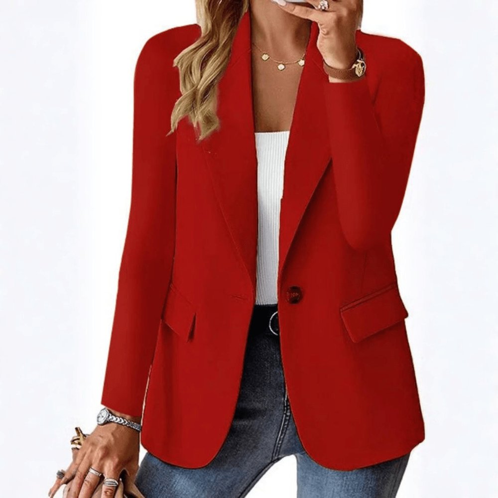 Kristin | Women's Structured Single Button Blazer