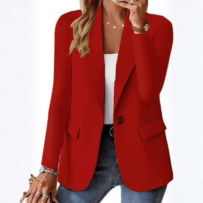 Kristin | Women's Structured Single Button Blazer