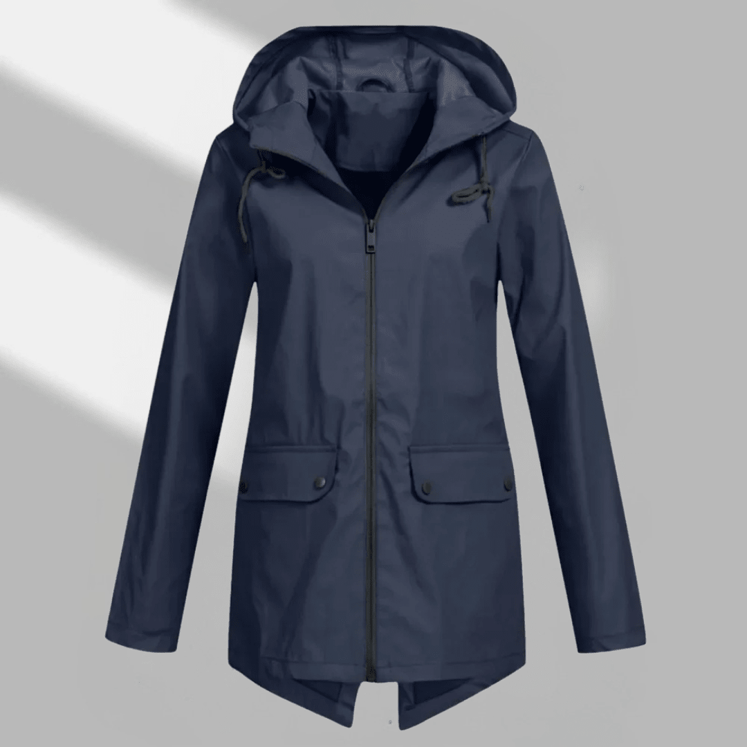 Kelley | Women's Hooded Longline Zip Utility Coat