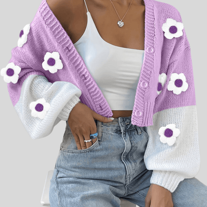 Natasha | Women's Floral Long Duster Cardigan
