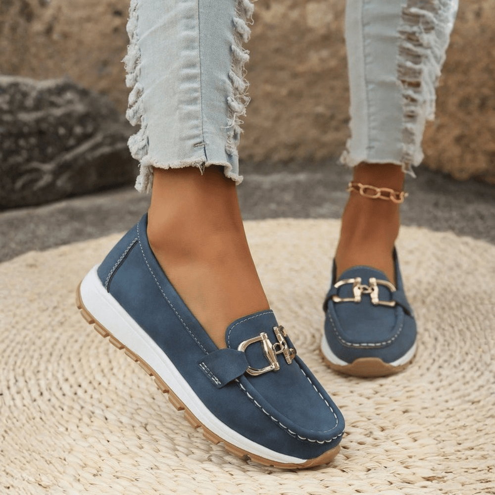 Natalie | Damen-Loafer mit Schnalle zum Hineinschlüpfen