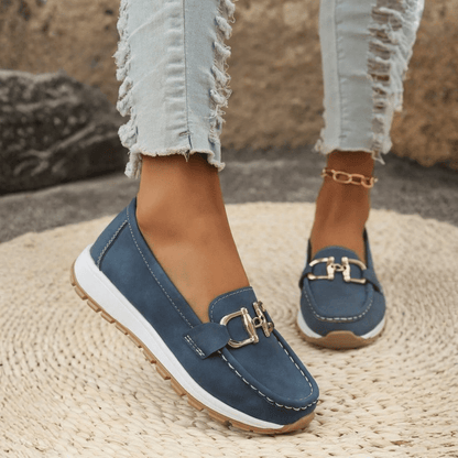 Natalie | Damen-Loafer mit Schnalle zum Hineinschlüpfen