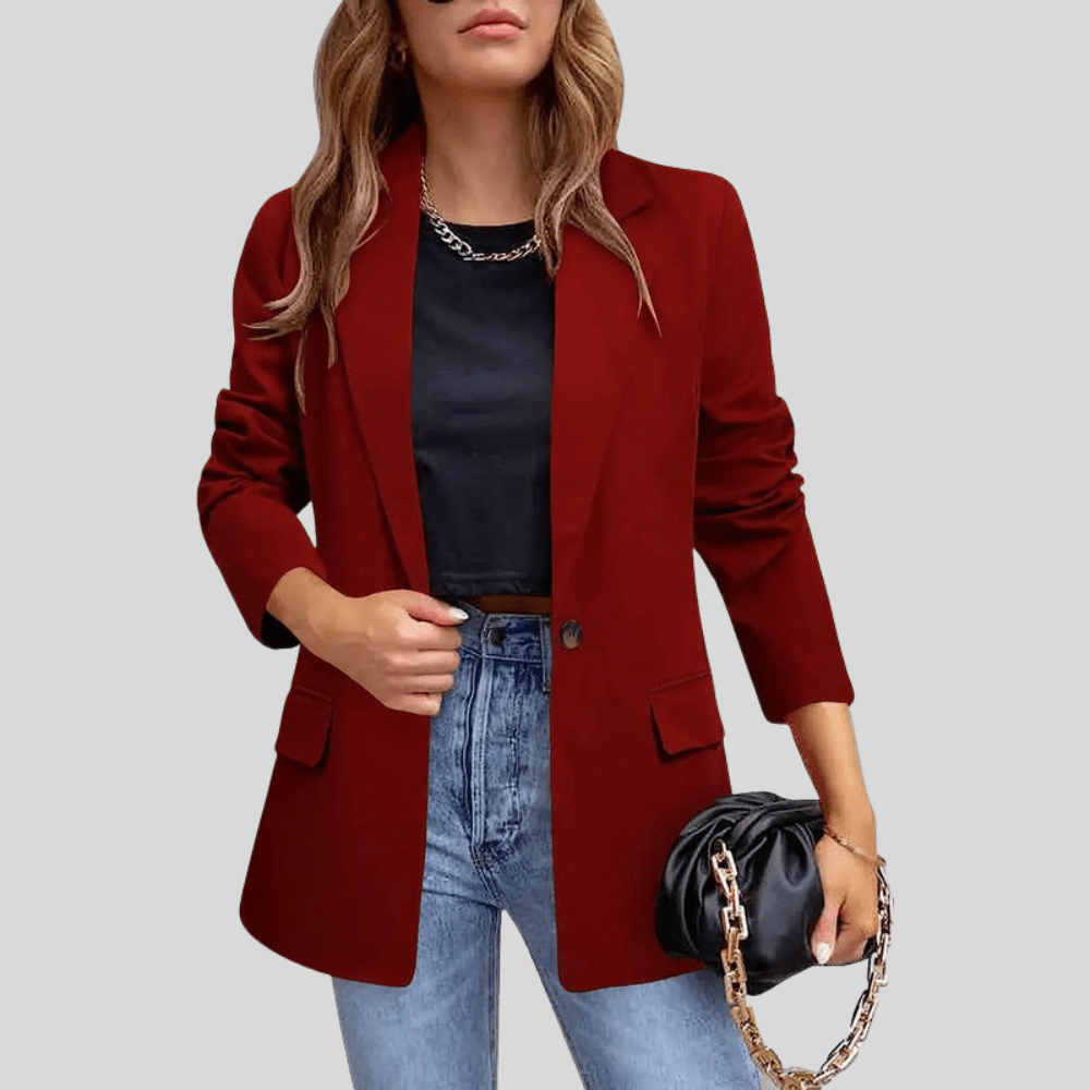 Leslie | Women's Oversized Turn-Down Collar Blazer