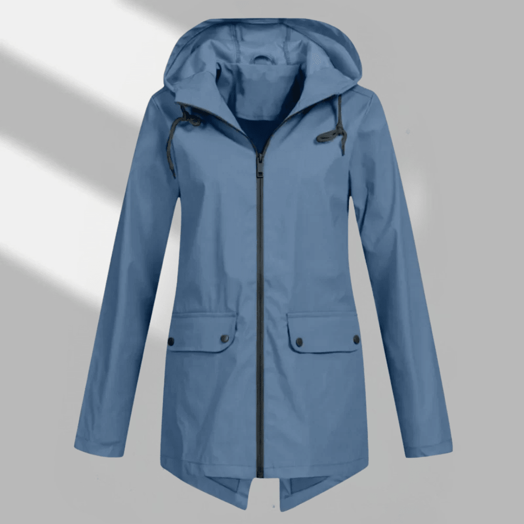 Kelley | Women's Hooded Longline Zip Utility Coat
