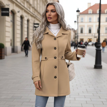 Lucille | Women's Belted Parka Coat with Layering Fit