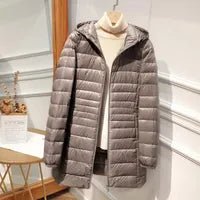 Julissa | Women's Quilted Hooded Longline Winter Puffer Coat