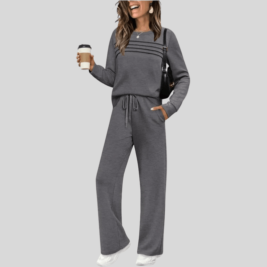 Melanie | Women's Long Sleeve Shirt and Trousers Set