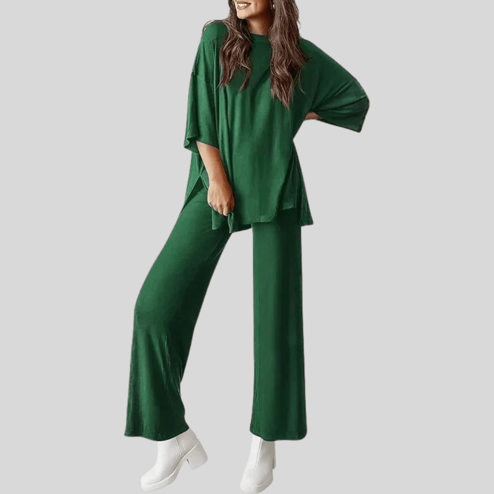Isabella | Women's Two Piece Lounge Set with Pocketed Trousers