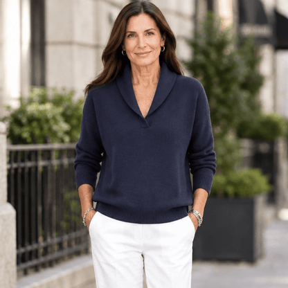 Karly | Women's V-Neck Long Sleeve Knit Jumper