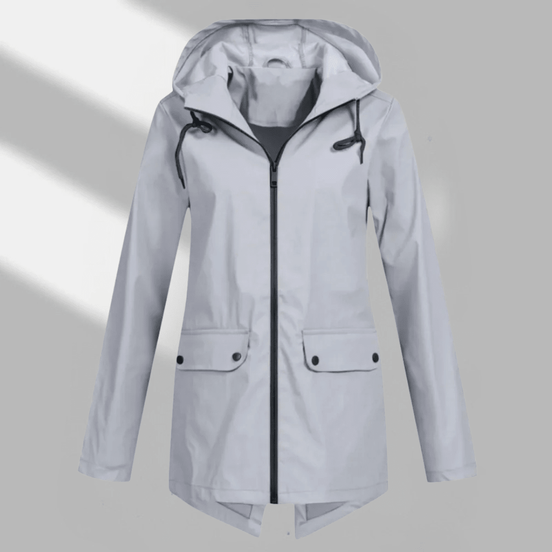 Kelley | Women's Hooded Longline Zip Utility Coat