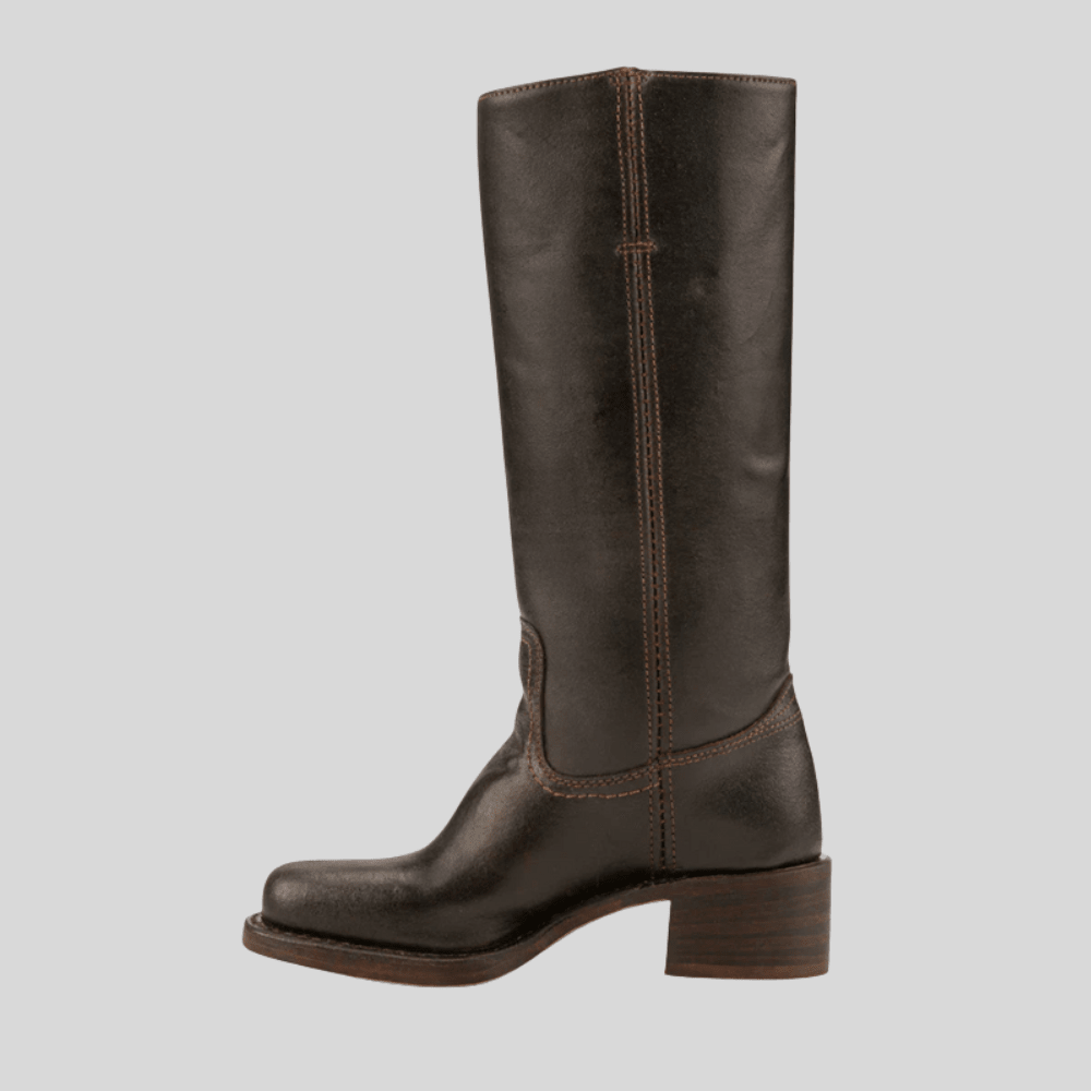 Krystal | Women's Sleek Knee High Heeled Boots