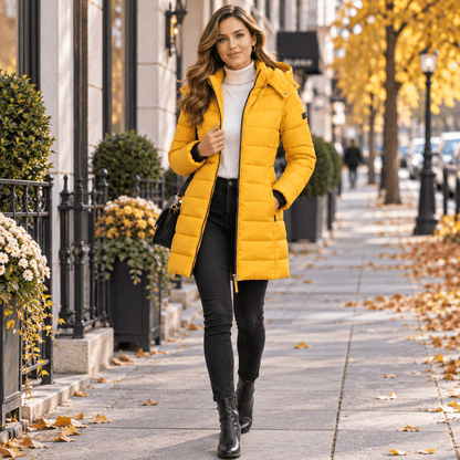 Ayanna | Women's Hooded Quilted Winter Parka