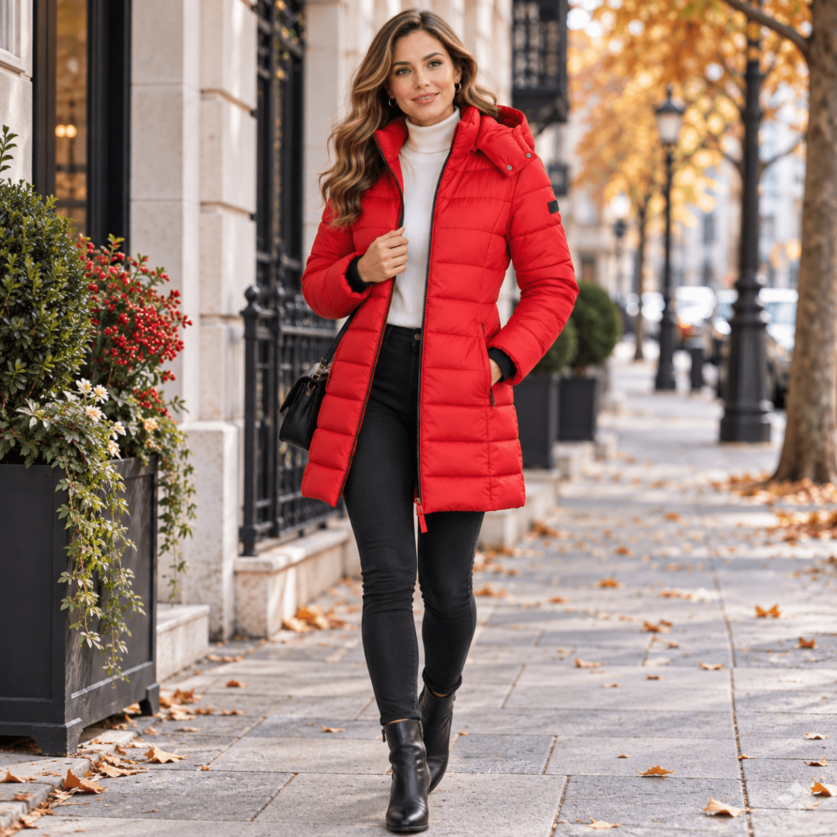 Ayanna | Women's Hooded Quilted Winter Parka