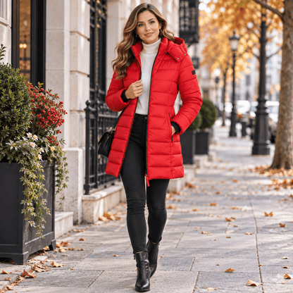 Ayanna | Women's Hooded Quilted Winter Parka