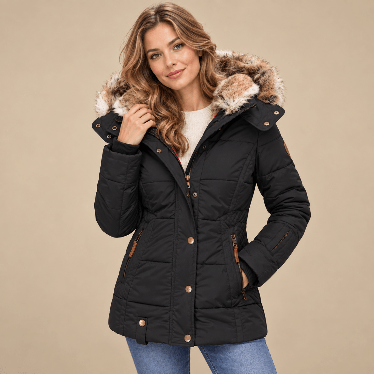Clare | Women's Hooded Winter Jacket for Cold Weather