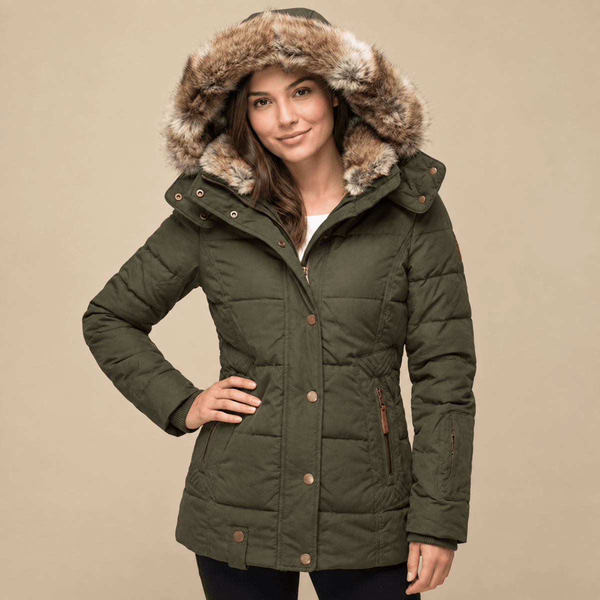 Clare | Women's Hooded Winter Jacket for Cold Weather