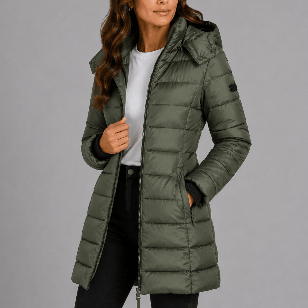 Ayanna | Women's Hooded Quilted Winter Parka
