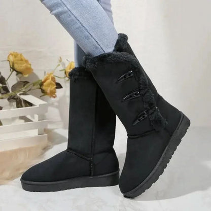 Bridgett | Women's Wool-Lined Mid-Calf Snow Boots