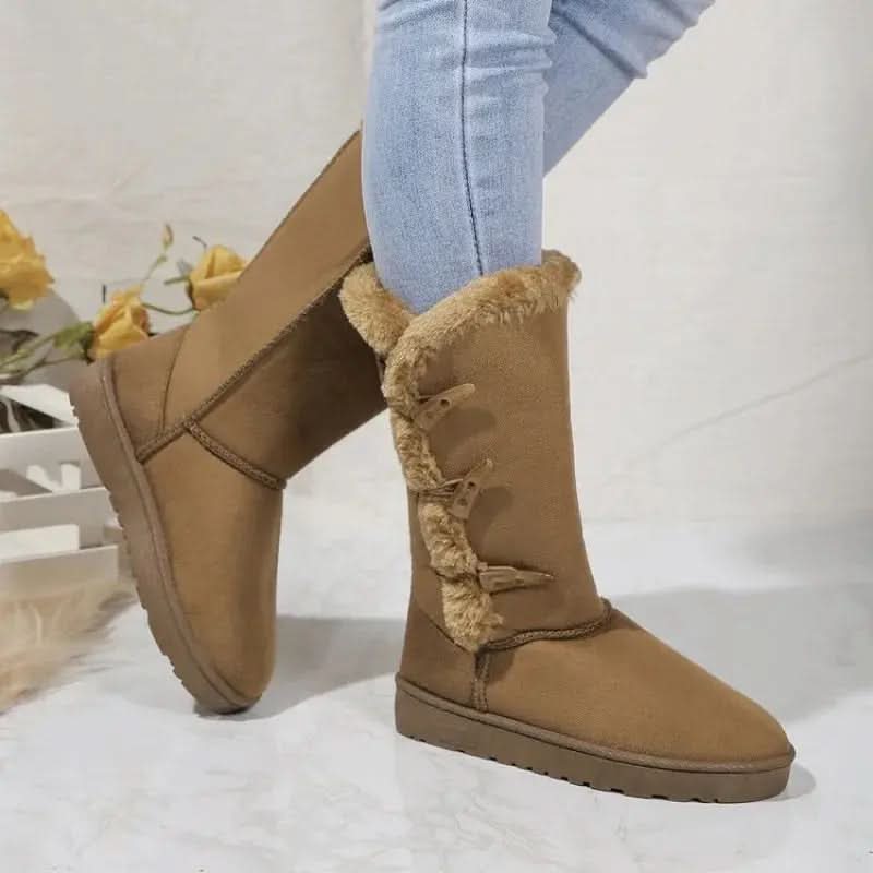 Bridgett | Women's Wool-Lined Mid-Calf Snow Boots