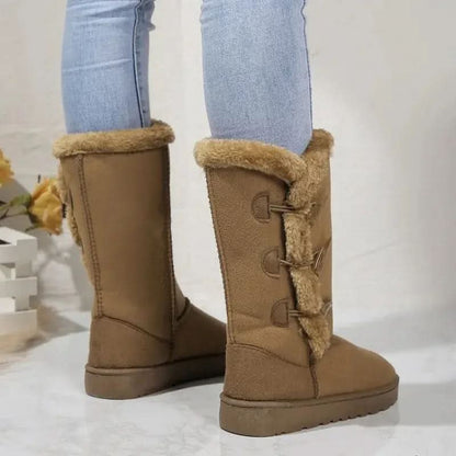 Bridgett | Women's Wool-Lined Mid-Calf Snow Boots