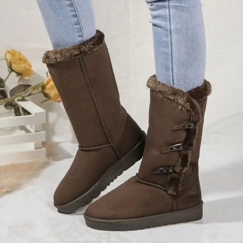Bridgett | Women's Wool-Lined Mid-Calf Snow Boots