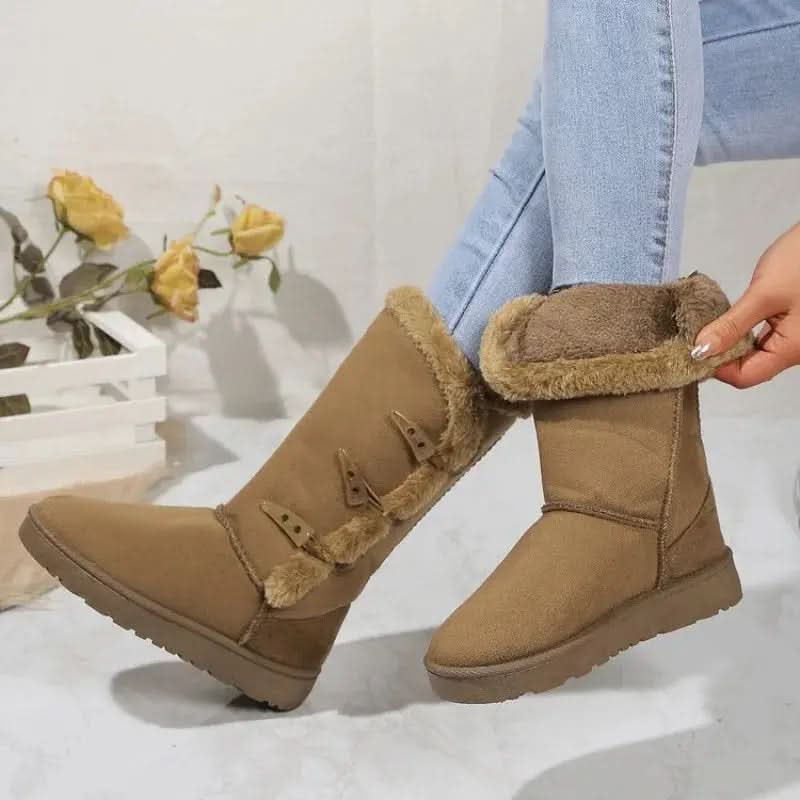 Bridgett | Women's Wool-Lined Mid-Calf Snow Boots