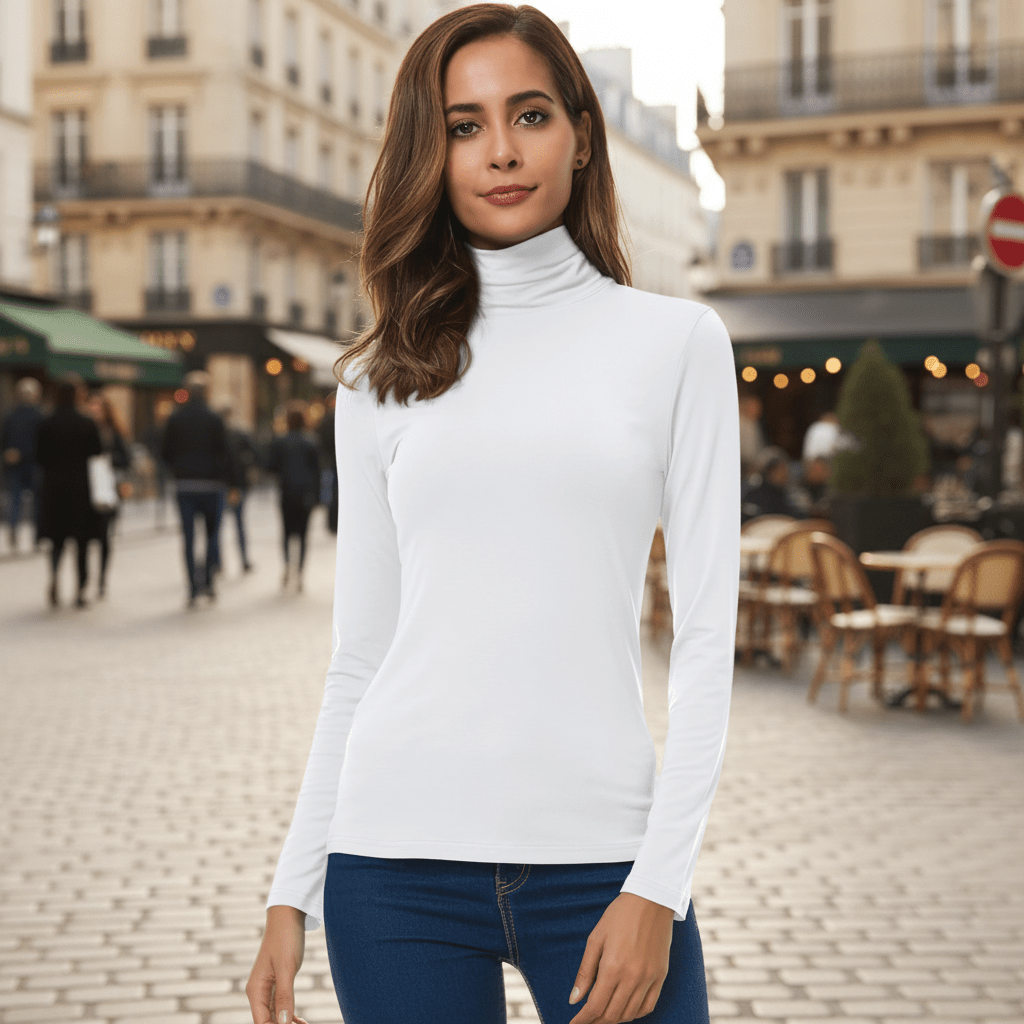 Laurie | Women's Winter Turtleneck Knit Jumper