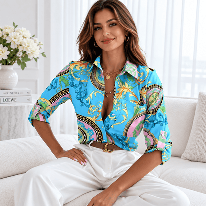 Carmen | Women's Classic Relaxed Fit Blouse