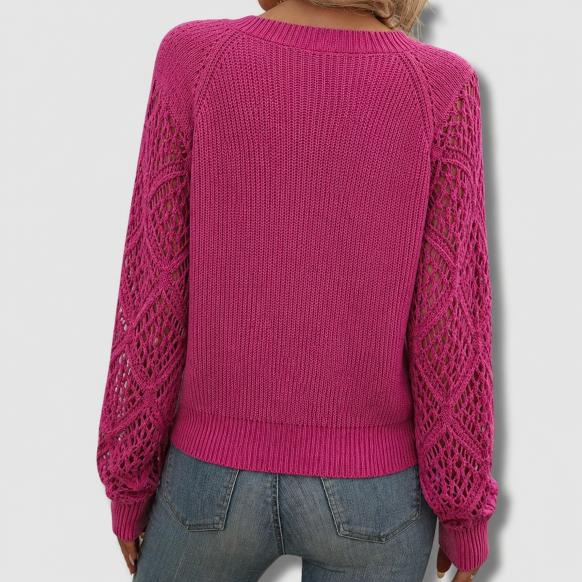 Sheryl | Women's V-Neck Knit Jumper for Workwear