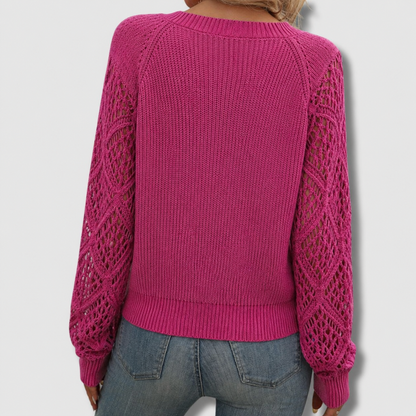 Sheryl | Women's V-Neck Knit Jumper for Workwear