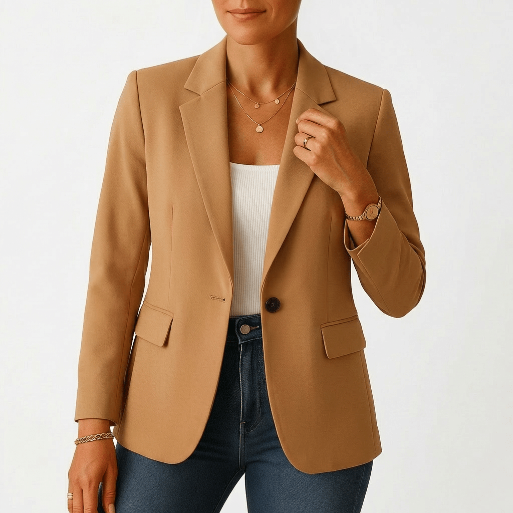 Jocelyn | Women's Tailored One-Button Blazer Jacket