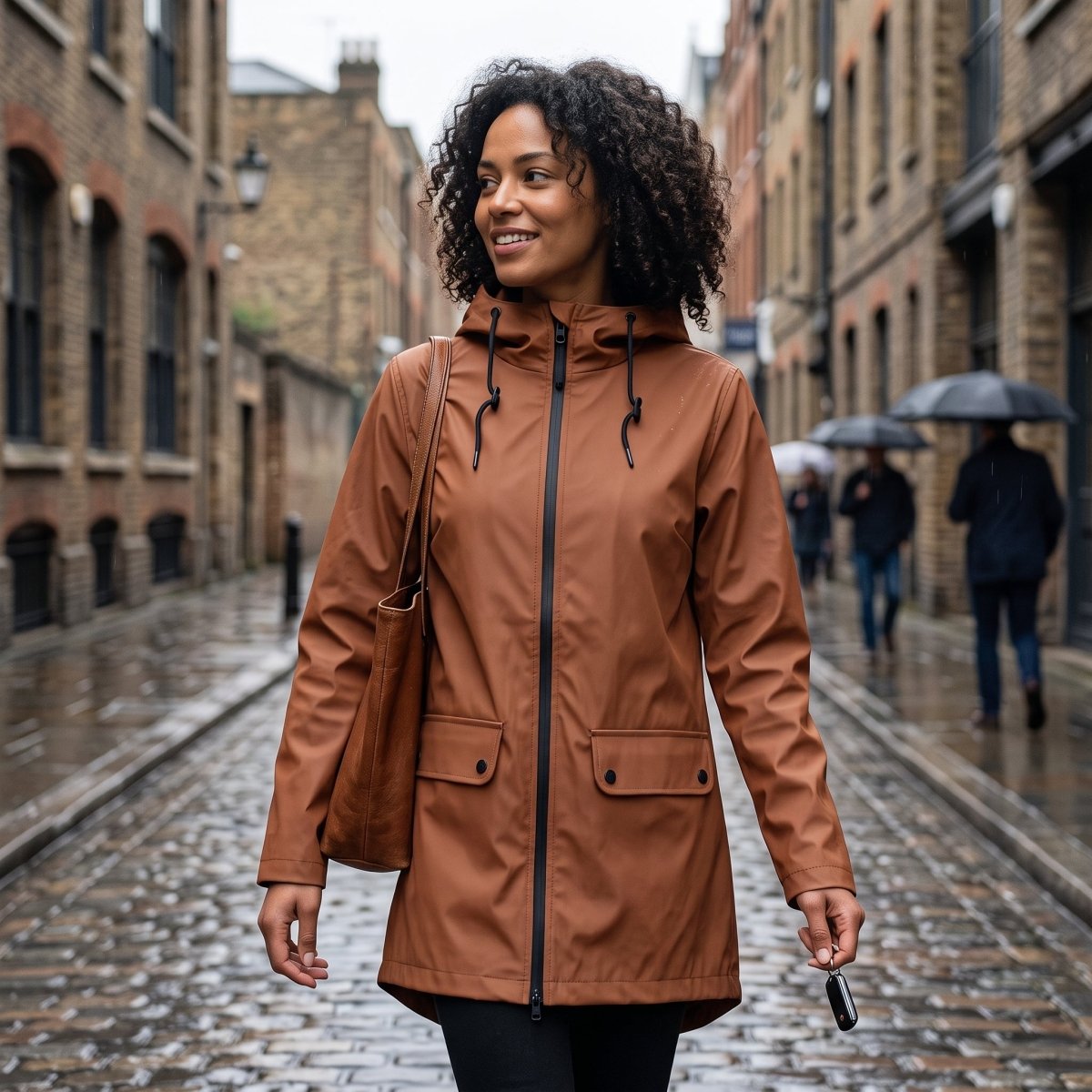 Kelley | Women's Hooded Longline Zip Utility Coat