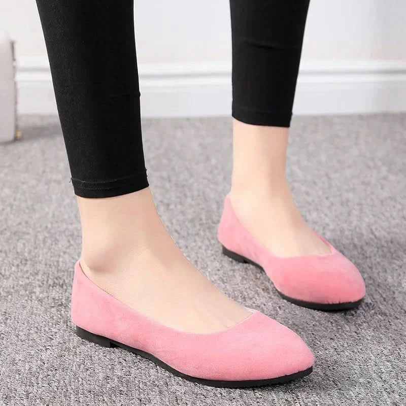 Allison | Women's Pointed Toe Slip-On Ballet Flats