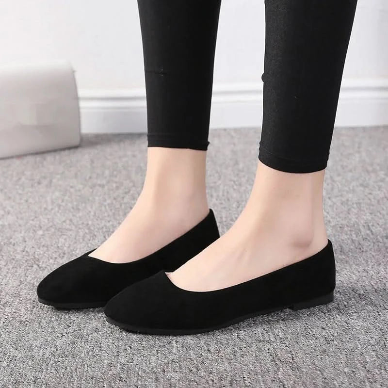Allison | Women's Pointed Toe Slip-On Ballet Flats